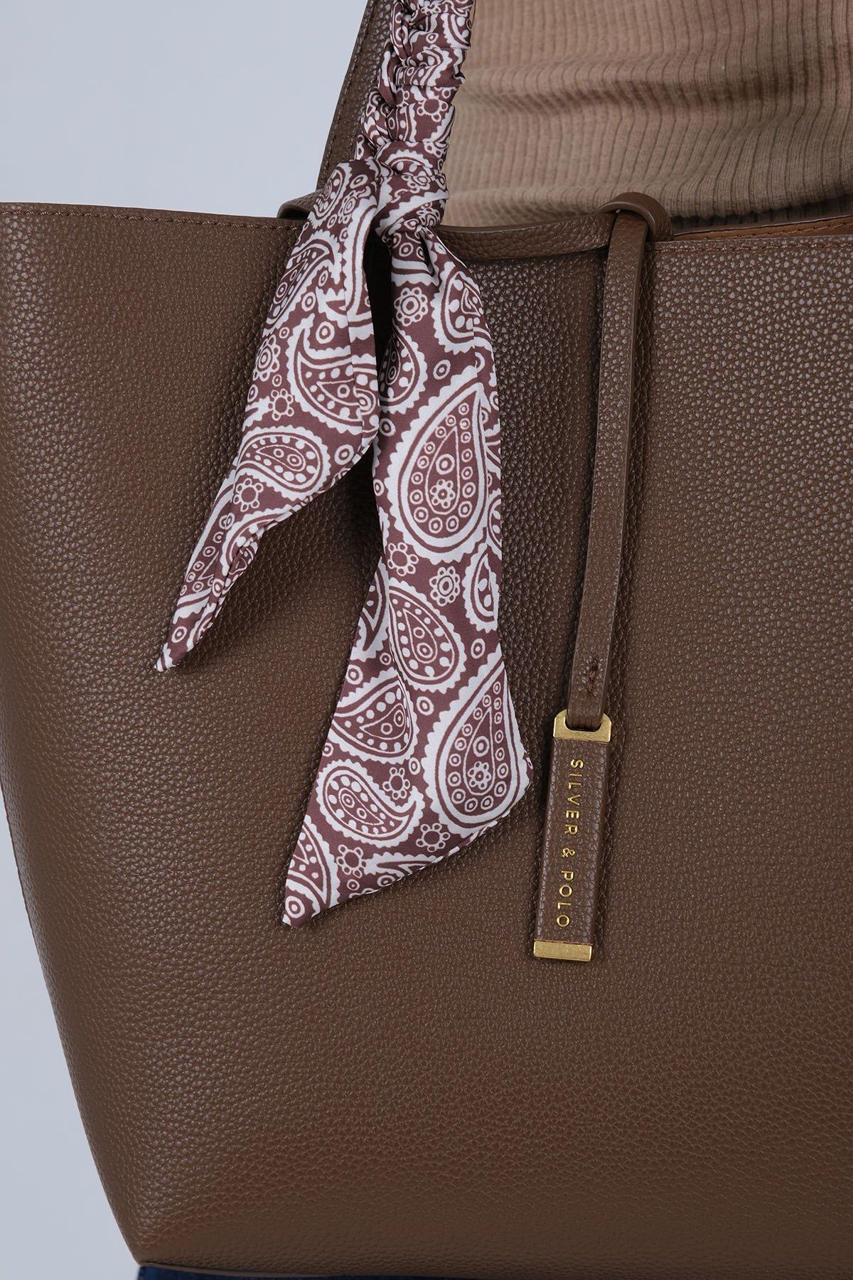 Silver & Polo SP1247 Kadın Omuz Çantası Kahve