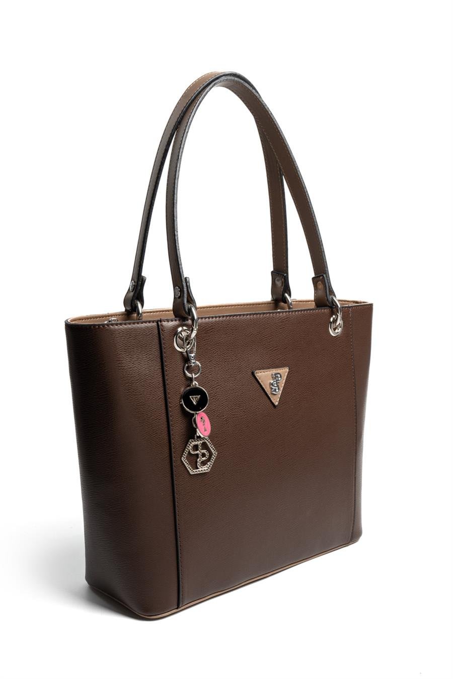 Silver & Polo SP1176 Kadın Omuz Çantası Düz Kahve-Vizon