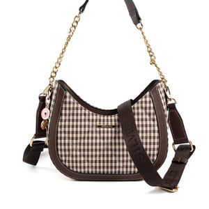 Silver & Polo Kahve Sarı - Kahve SP1168 Kadın Omuz Çantası