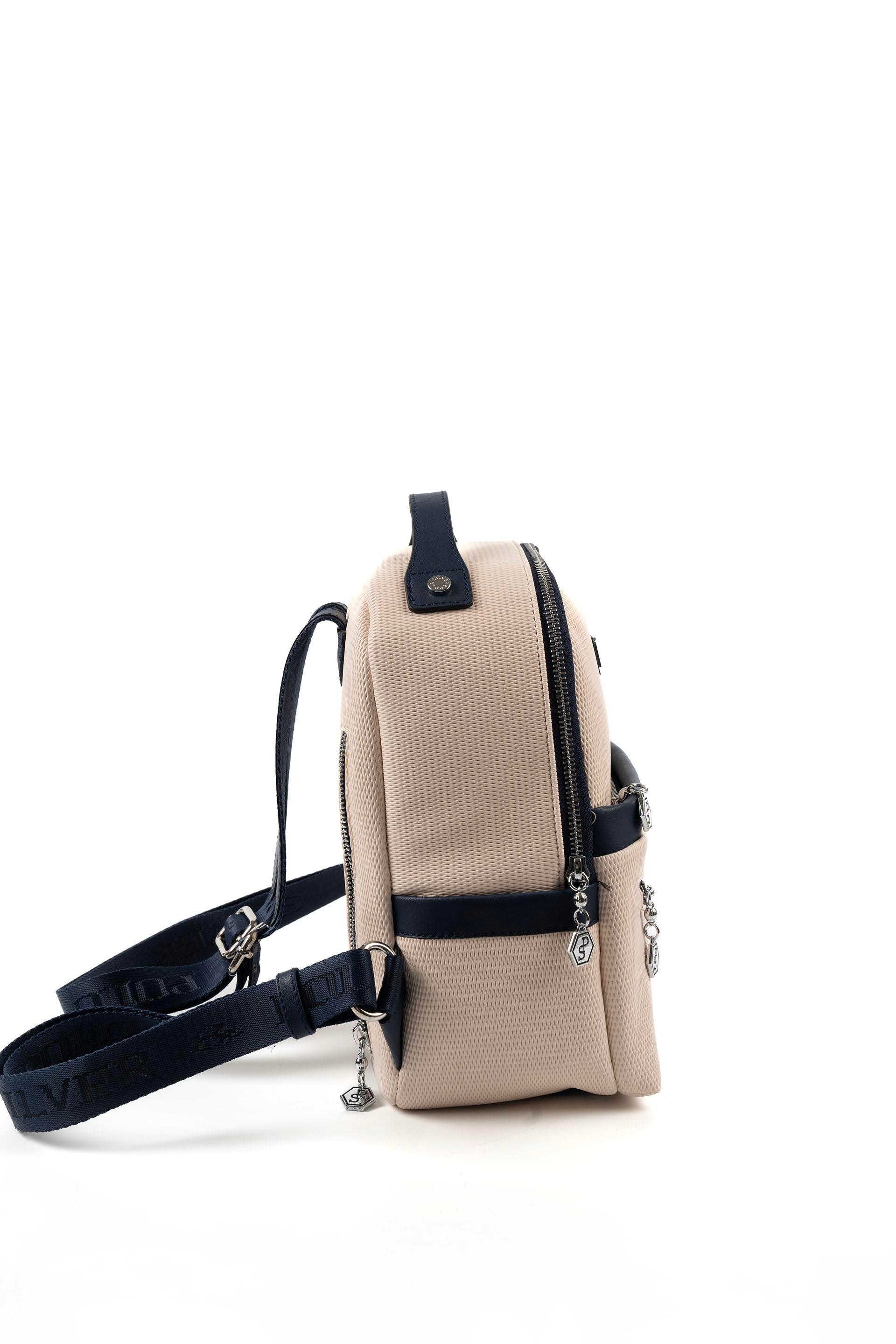 Silver & Polo Bej - Laci SP1061 Kadın Sırt Çantası