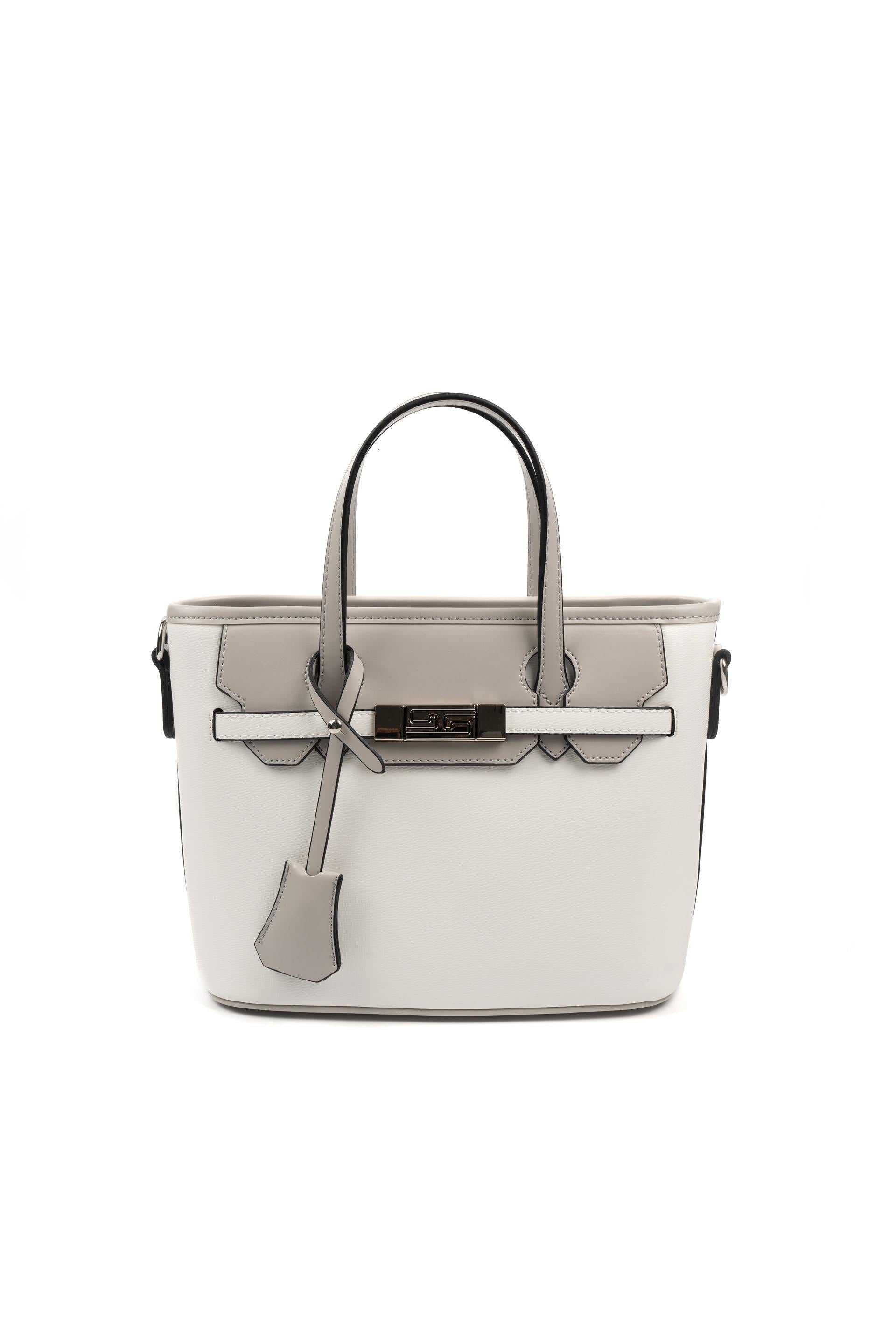 Silver & Polo Beyaz - A.gri SP1185 Kadın El Çantası