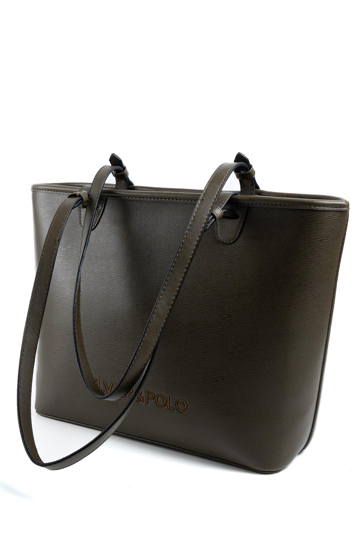 Silver & Polo Haki SP1204 Kadın Omuz Çantası