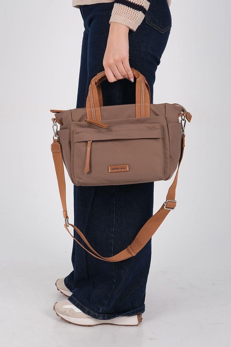 Silver & Polo SP1230 Kadın El Çantası Kahve-Taba