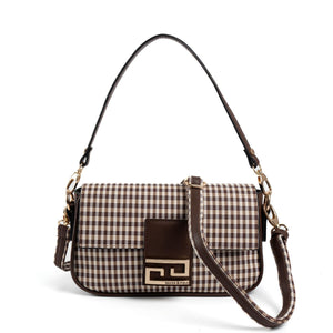 Silver & Polo Kahve Sarı - Kahve SP1179 Kadın Omuz Çantası