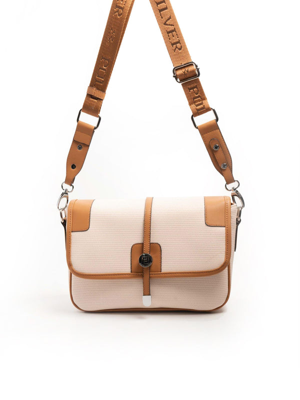Silver & Polo Bej - A.Taba SP1182 Kadın Çapraz Çanta