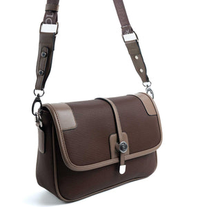 Silver & Polo Kahve - Vizon SP1182 Kadın Çapraz Çanta