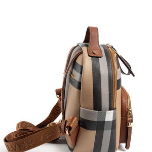 Silver & Polo Bej - Taba SP1130 Kadın Sırt Çantası