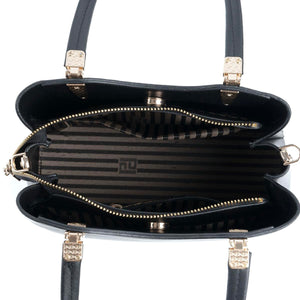 Silver & Polo Platin - Siyah SP1205 Kadın El Çantası