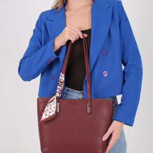 Silver & Polo SP1238 Kadın Omuz Çantası Bordo