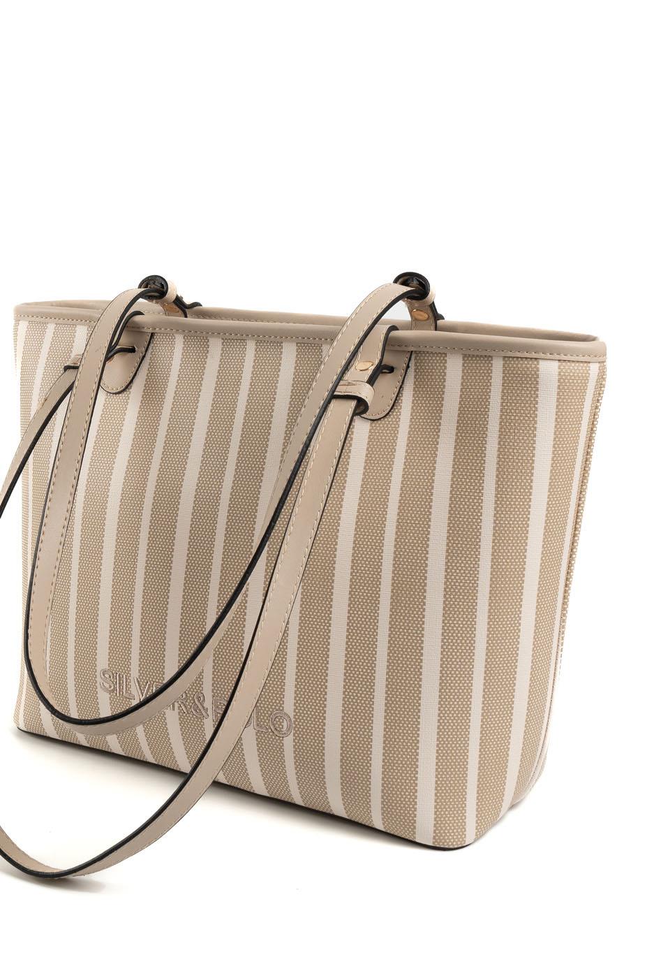 Silver & Polo Kum Bej SP1204 Kadın Omuz Çantası
