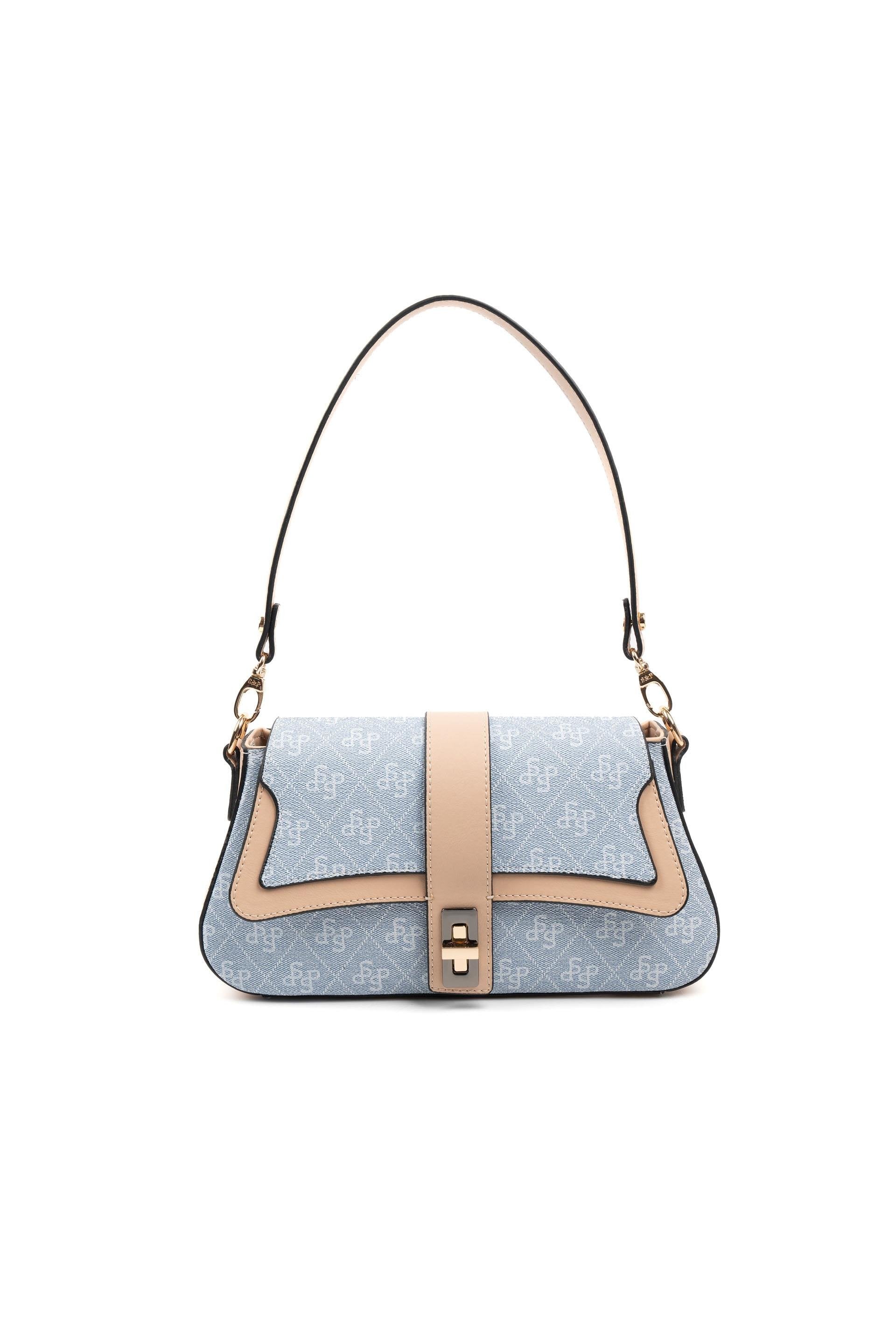 Silver & Polo Mavi - Ten SP1177 Kadın Omuz Çantası