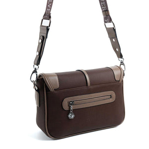 Silver & Polo Kahve - Vizon SP1182 Kadın Çapraz Çanta