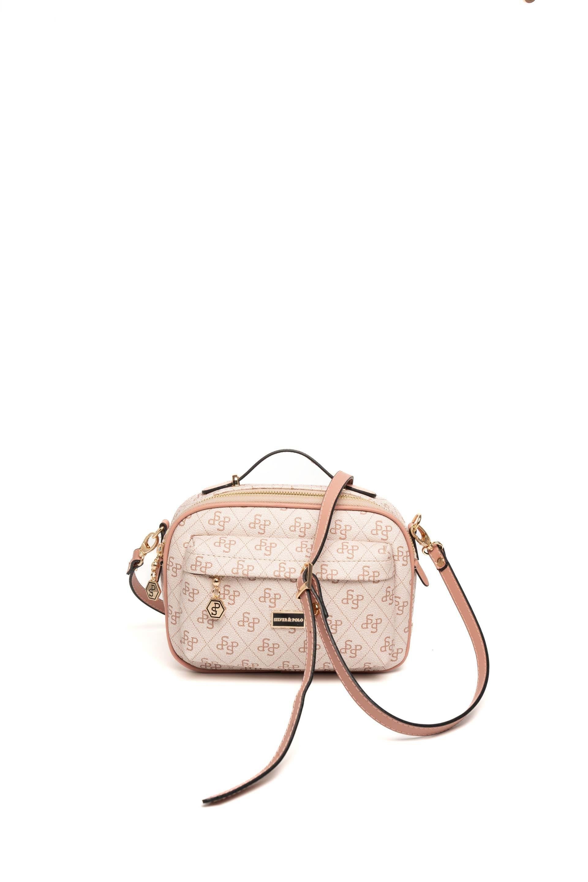 Silver & Polo Pembe - Somon SP1186 Kadın Çapraz Çanta
