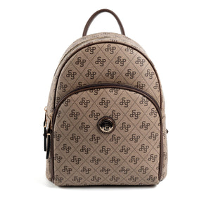 Silver & Polo Koyu Bej - Kahve SP1062 Kadın Sırt Çantası