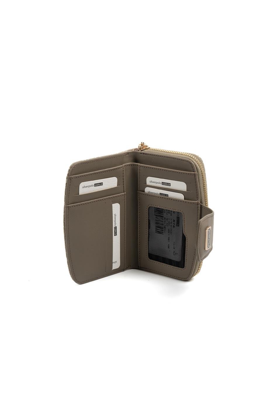 Silver & Polo SP874 Kadın Cüzdan & Kartlık Monogram Y.Yeşil