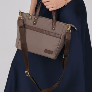 Silver & Polo SP1214 Kadın El Çantası Kum-Kahve