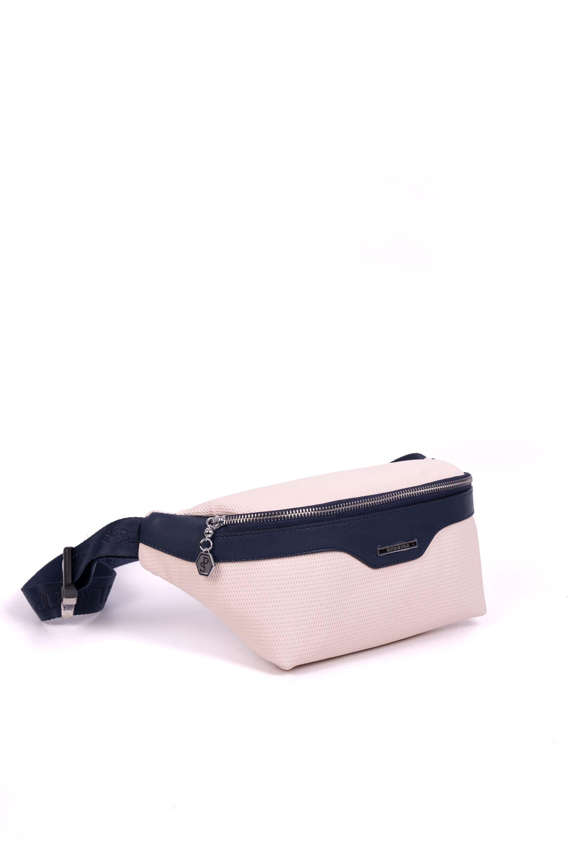 Silver & Polo Bej - Laci SP1192 Kadın Bel Çantası