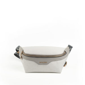 Silver & Polo Beyaz - A.gri SP1192 Kadın Bel Çantası