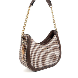 Silver & Polo Kahve Sarı - Kahve SP1168 Kadın Omuz Çantası