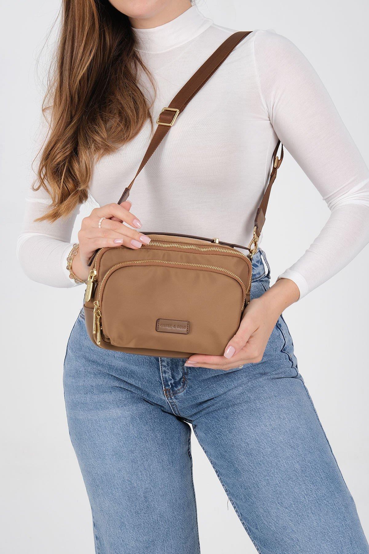 Silver & Polo SP1221 Kadın Çapraz Çanta Tütün-Kahve