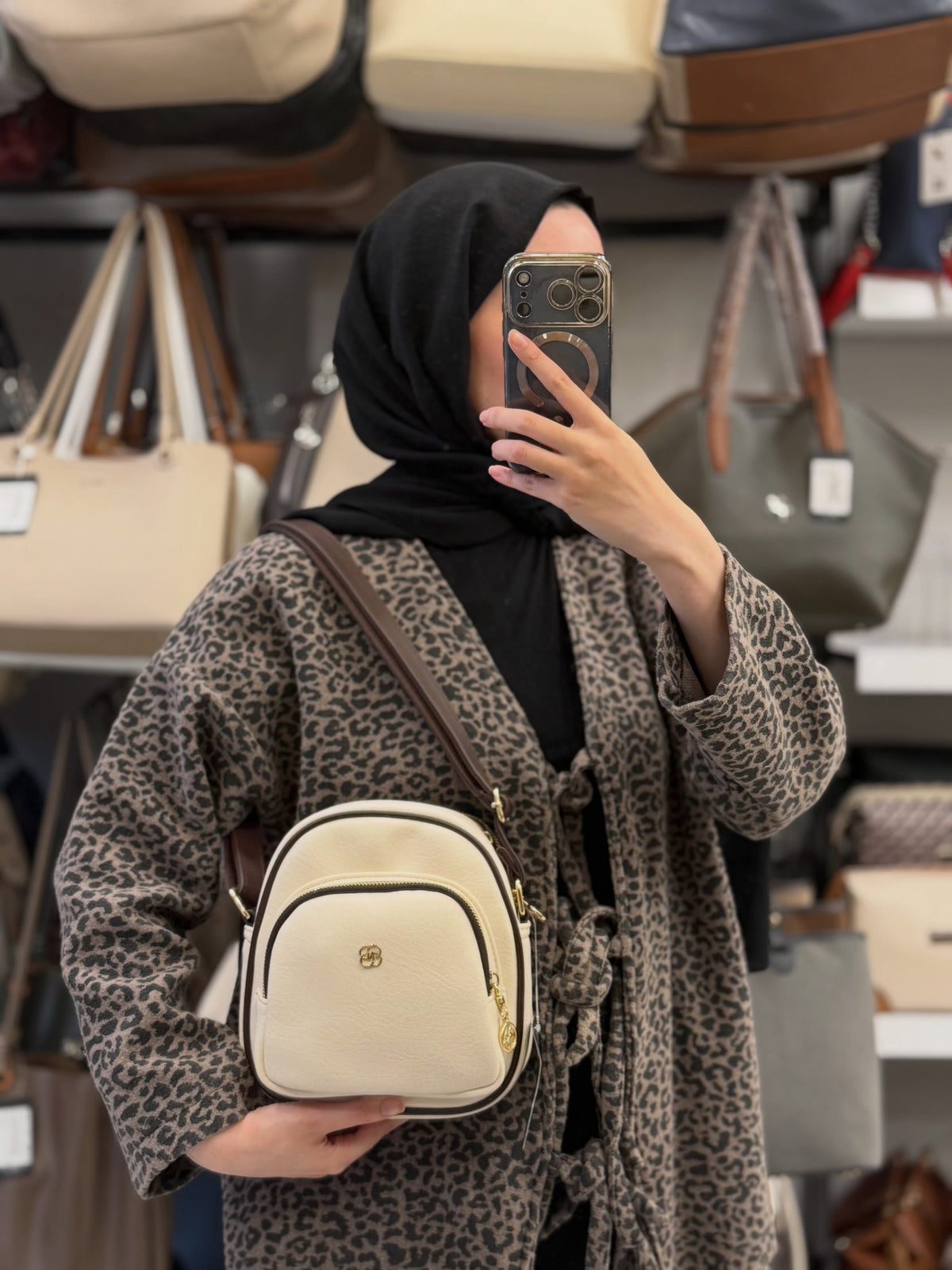 Nas Bag Çok Gözlü Çapraz Omuz Çantası - 1043