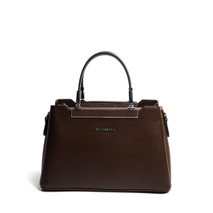 Silver & Polo SP913 Kadın El Çantası Düz Kahve