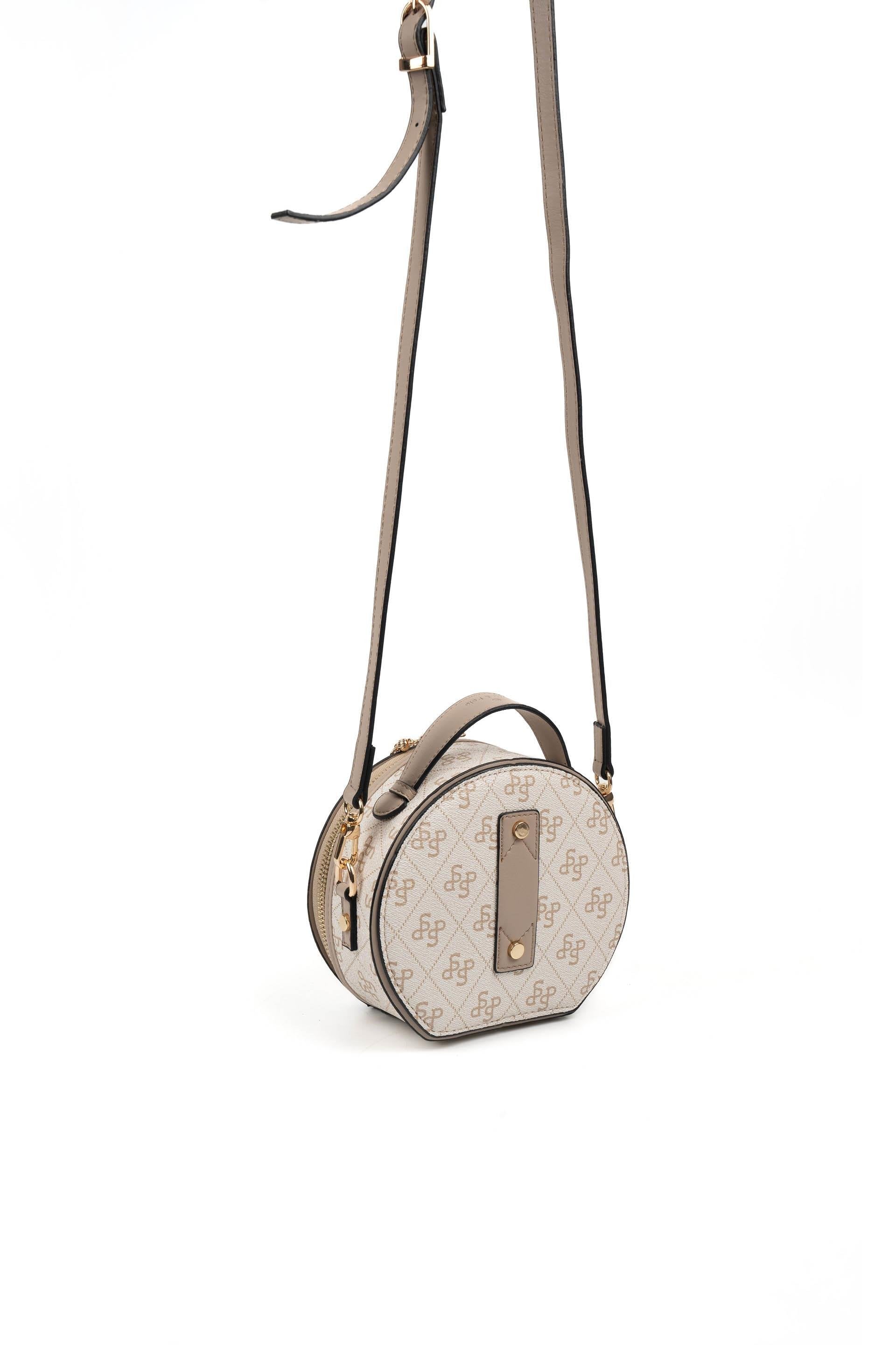 Silver & Polo Bej - Kum SP1163 Kadın Çapraz Çanta