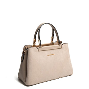 Silver & Polo SP913 Kadın El Çantası Süet Bej-Kum