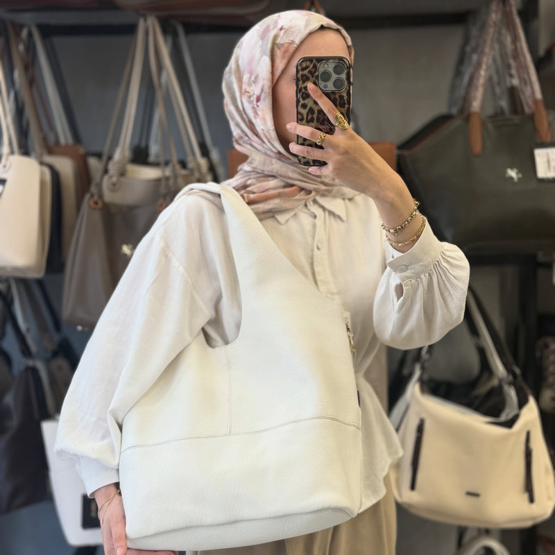 Nas Bag Yavrulu Geniş Hacimli Kadın Omuz Çantası - 1096 - 8