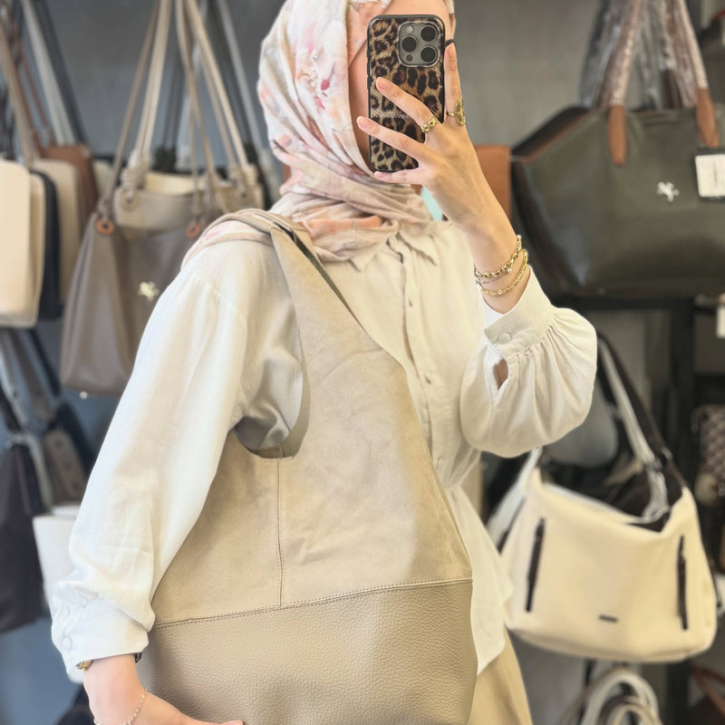 Nas Bag Yavrulu Geniş Hacimli Kadın Omuz Çantası - 1096 - 4