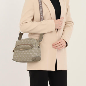 Silver & Polo Yeşil SP1201 Kadın Çapraz Çanta