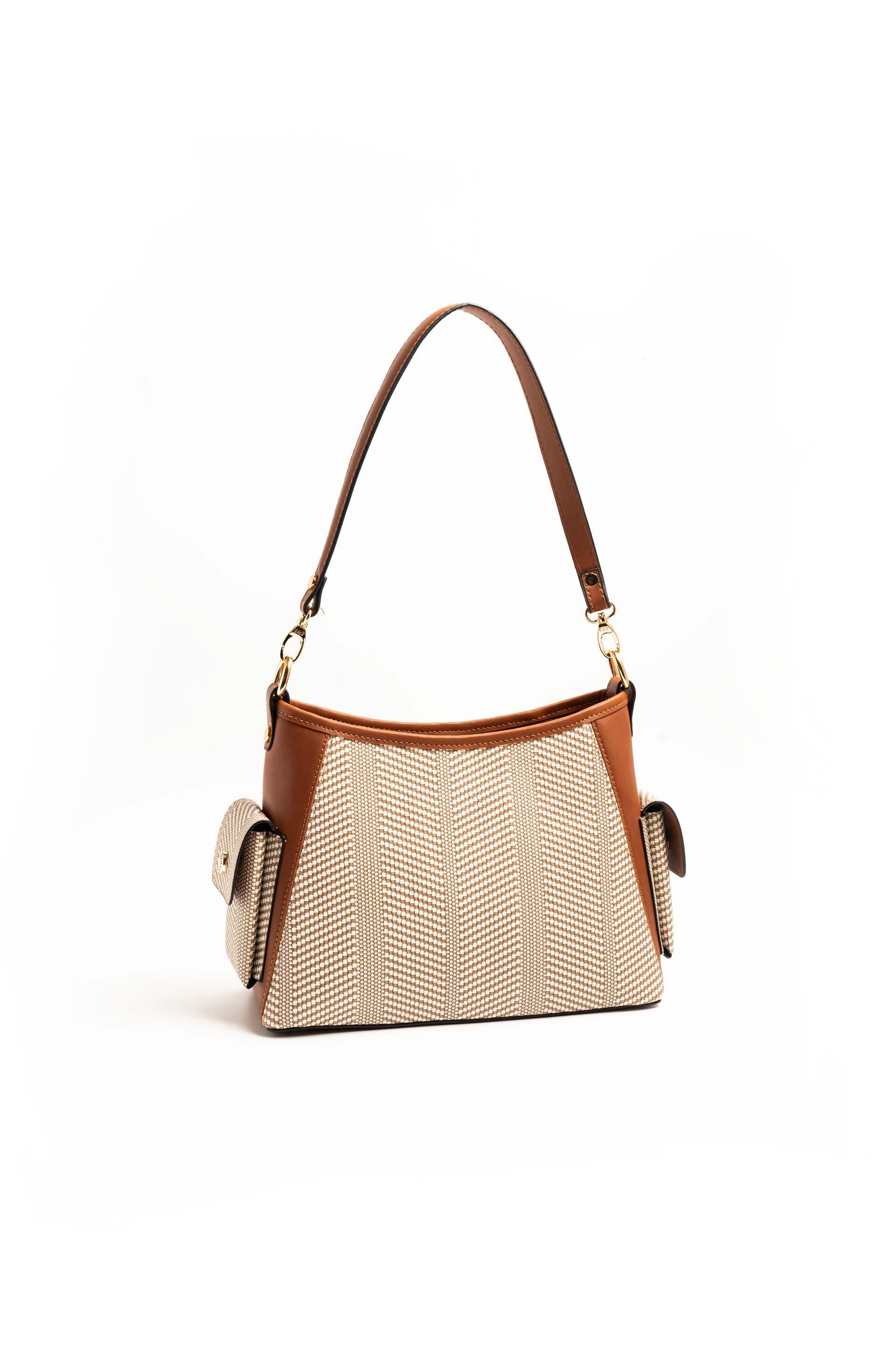 Silver & Polo Bej - Taba SP1183 Kadın Omuz Çantası