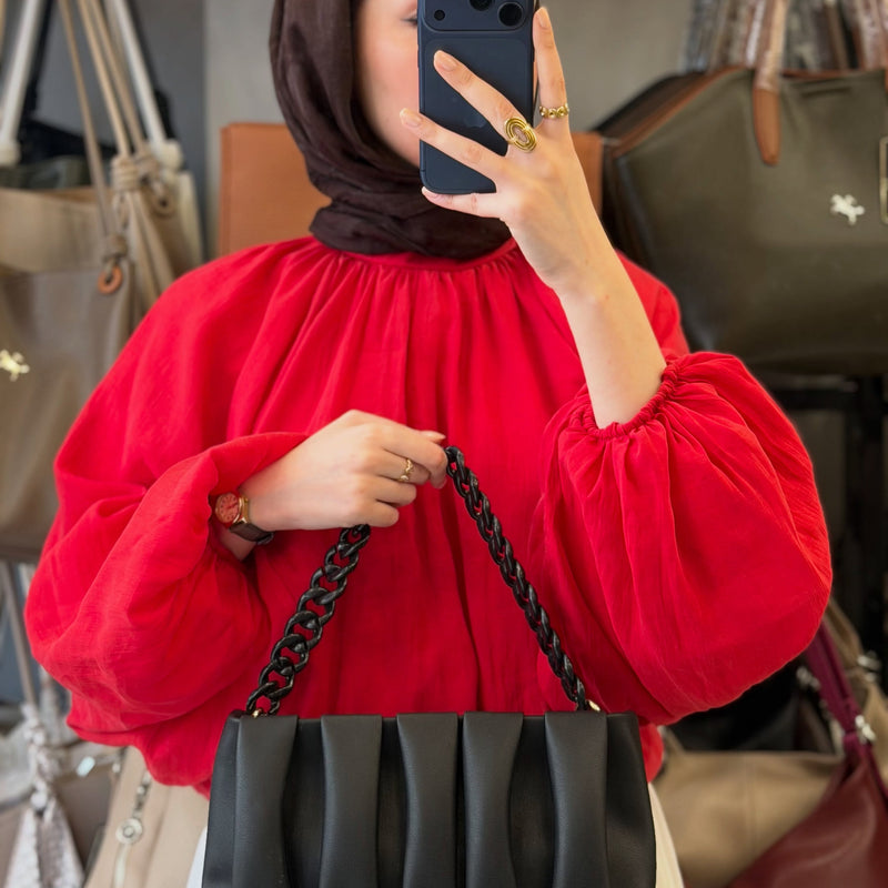 Nas Bag Pileli Omuz ve El Çantası - 1218