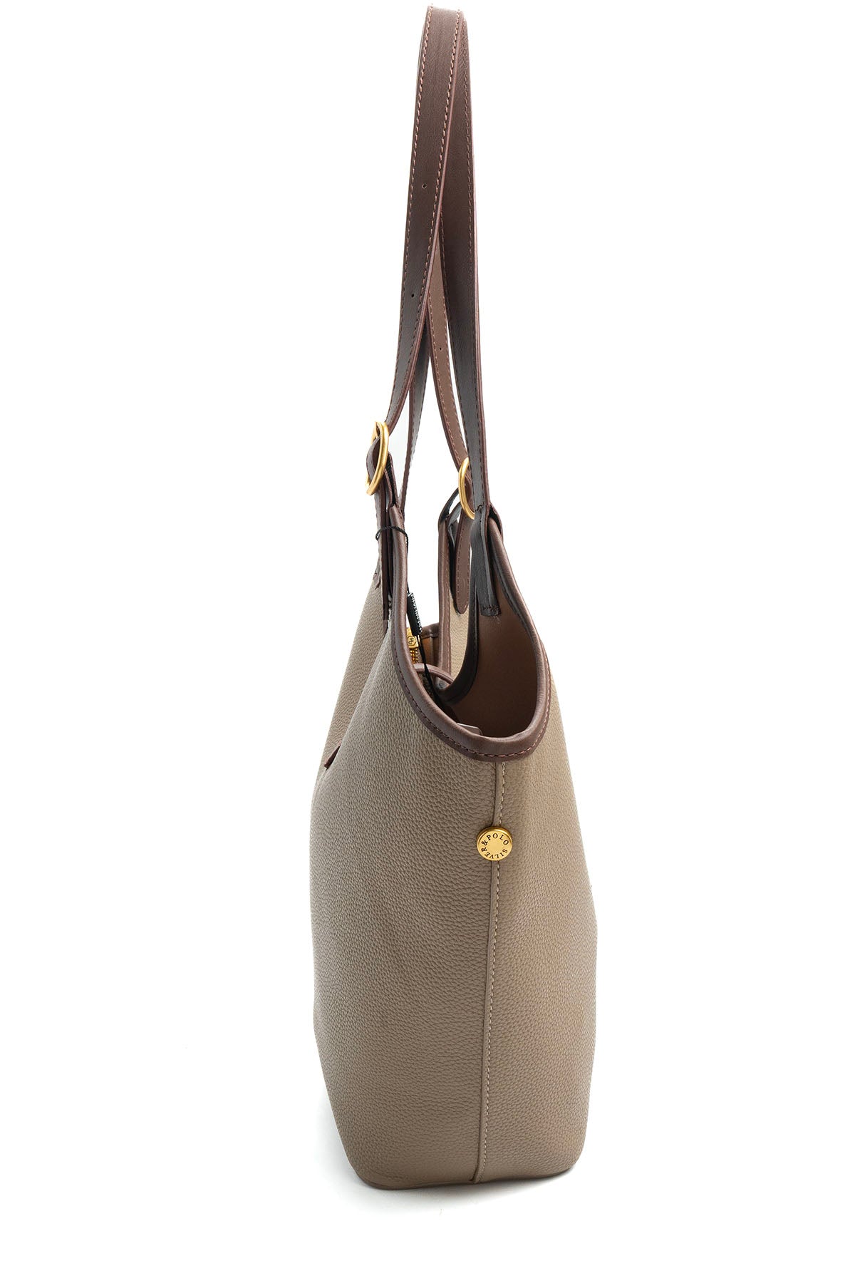 1246 Kadın Omuz Çantası Mini Rolax Vizon - Vizon SP1246-M205