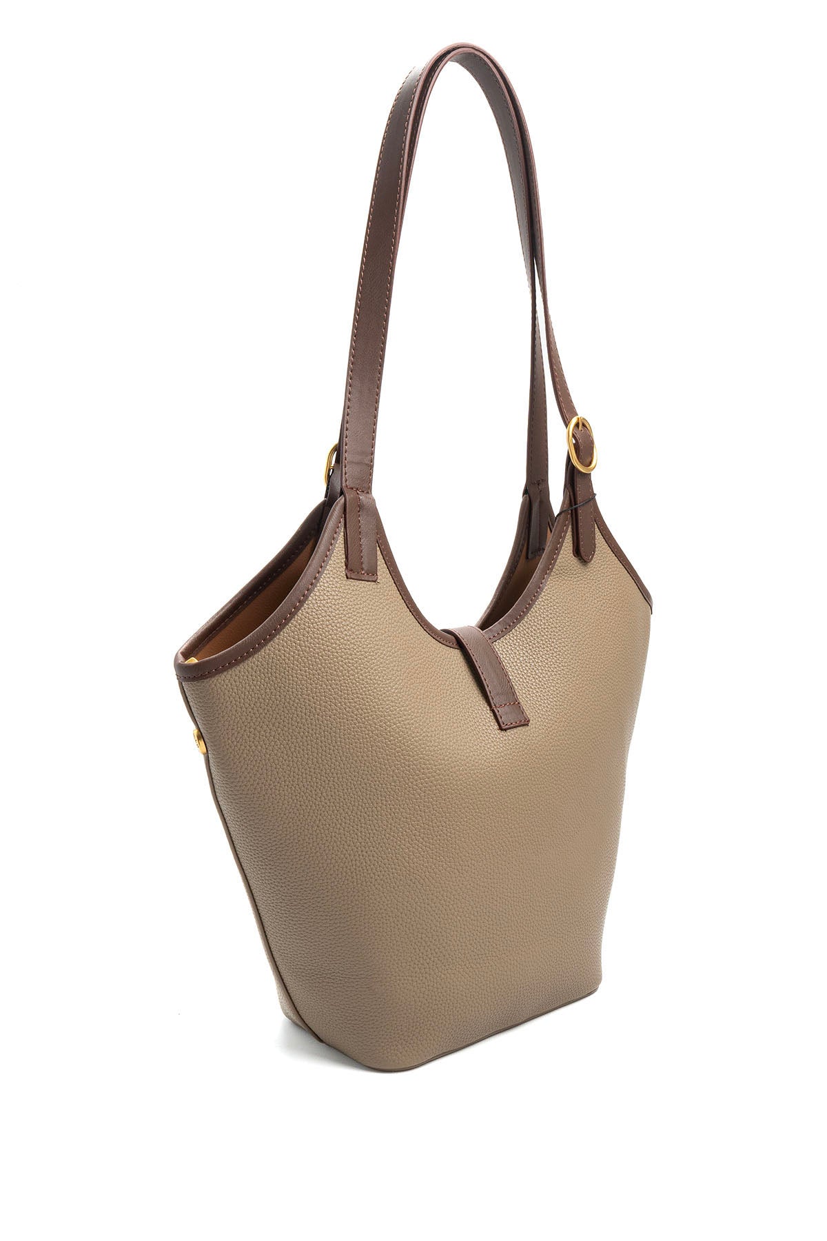 1246 Kadın Omuz Çantası Mini Rolax Vizon - Vizon SP1246-M205