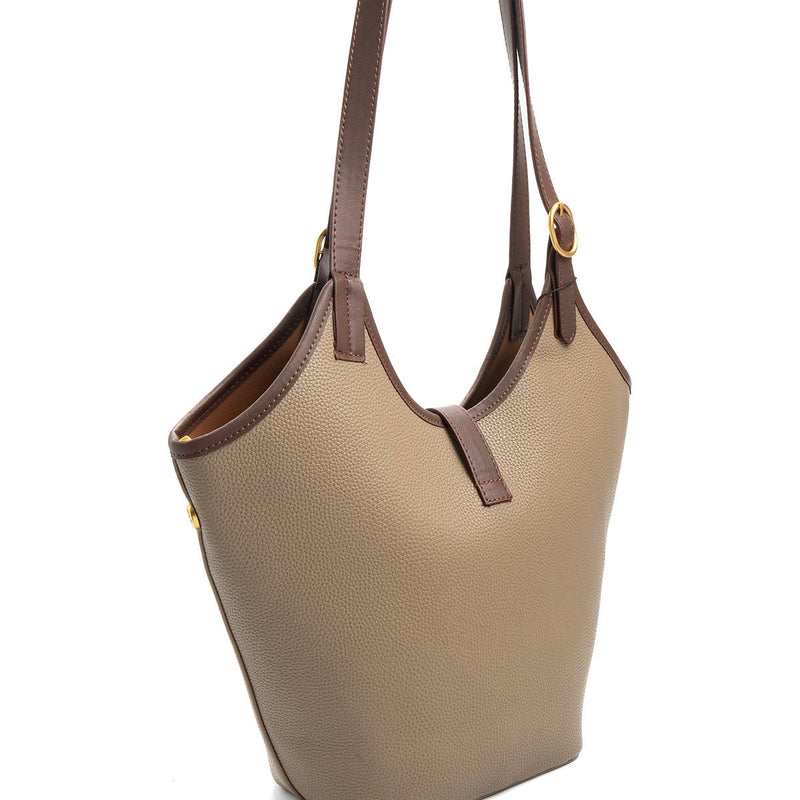 1246 Kadın Omuz Çantası Mini Rolax Vizon - Vizon SP1246-M205 - 4