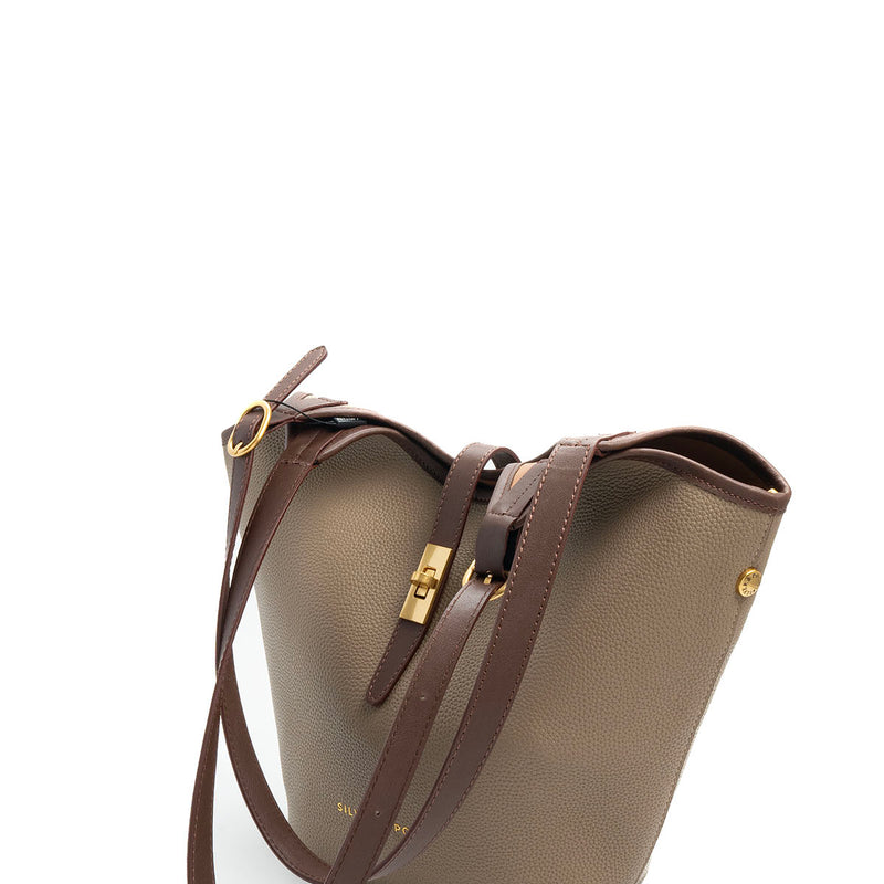 1246 Kadın Omuz Çantası Mini Rolax Vizon - Vizon SP1246-M205 - 5