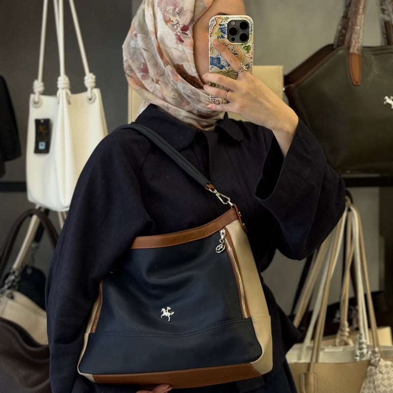Nas Bag Yumuşak Dokulu Kadın Omuz Çantası - 1284 - 3