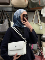 NASBAG Beyaz Mercan Çapraz Çanta  - 1289