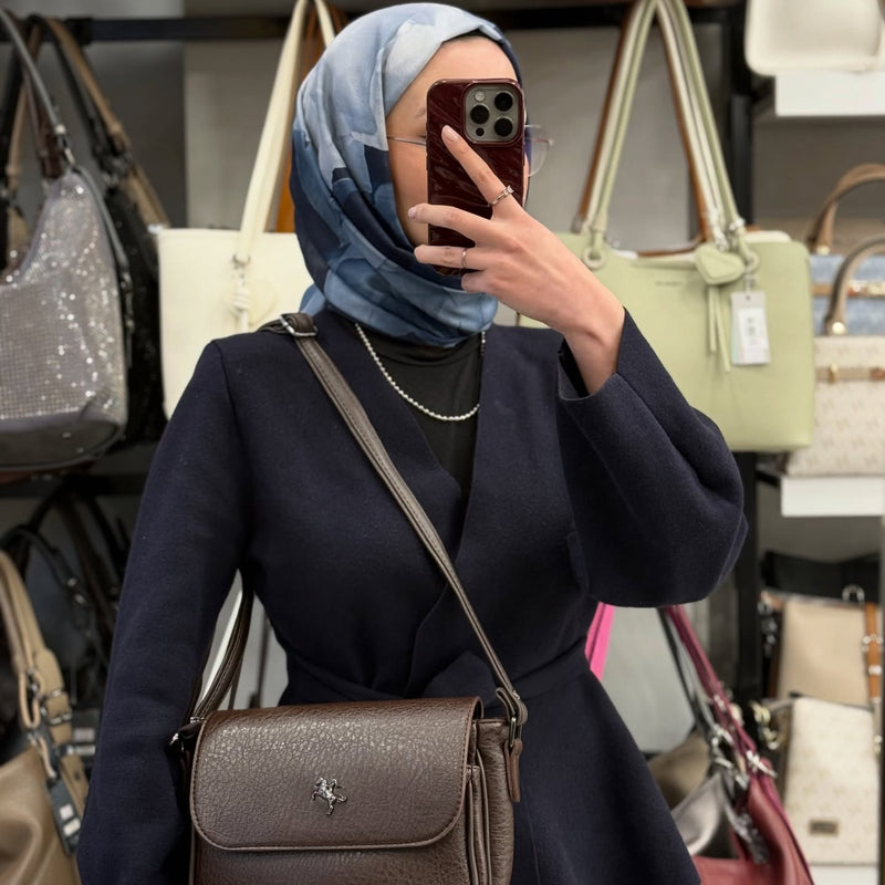 NASBAG Kahverengi Victoria Çapraz Çanta  - 1289 - 1