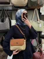 NASBAG Taba Krem Karaca Çapraz Çanta  - 1289