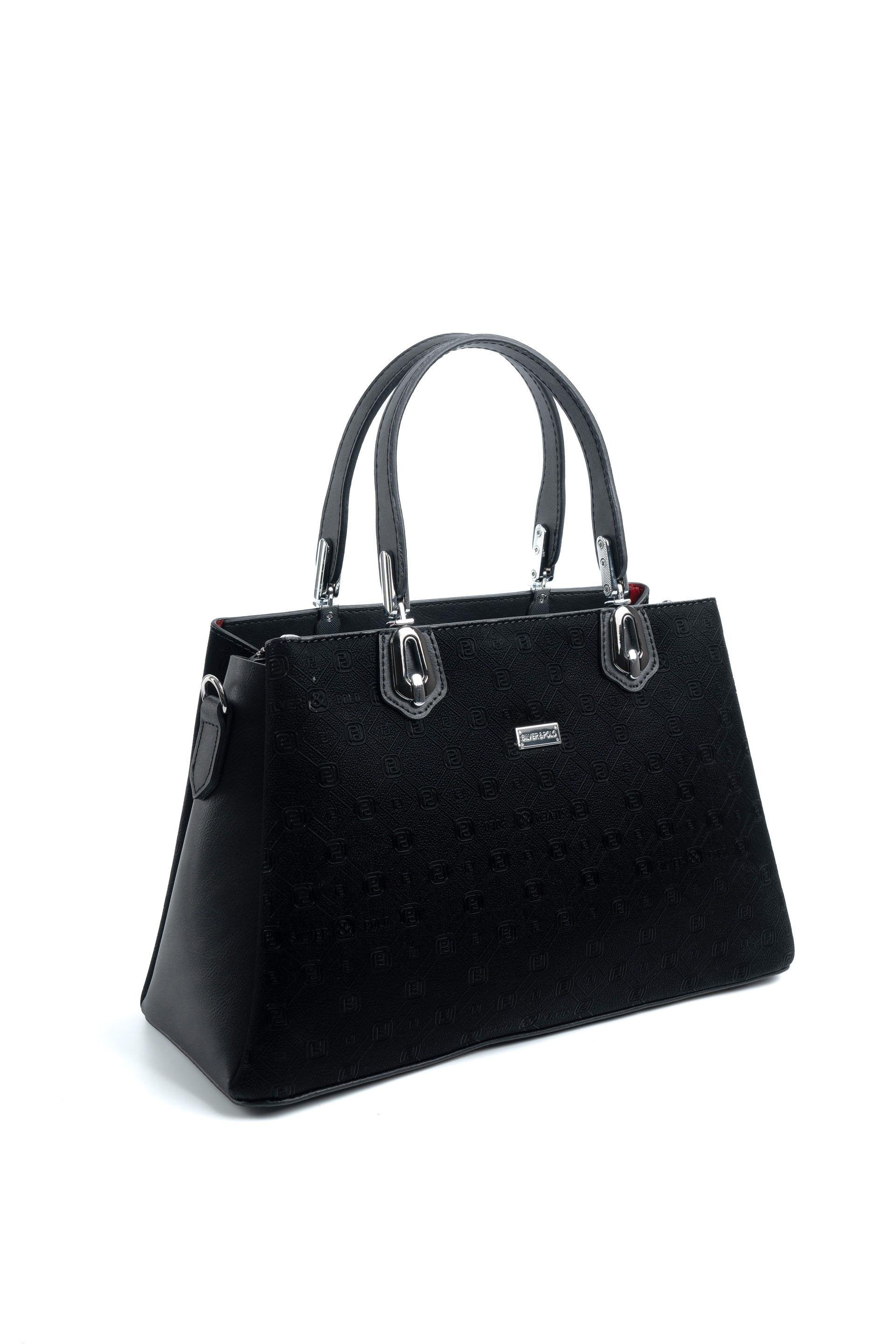 Silver & Polo Siyah SP1253 Kadın El Çantası