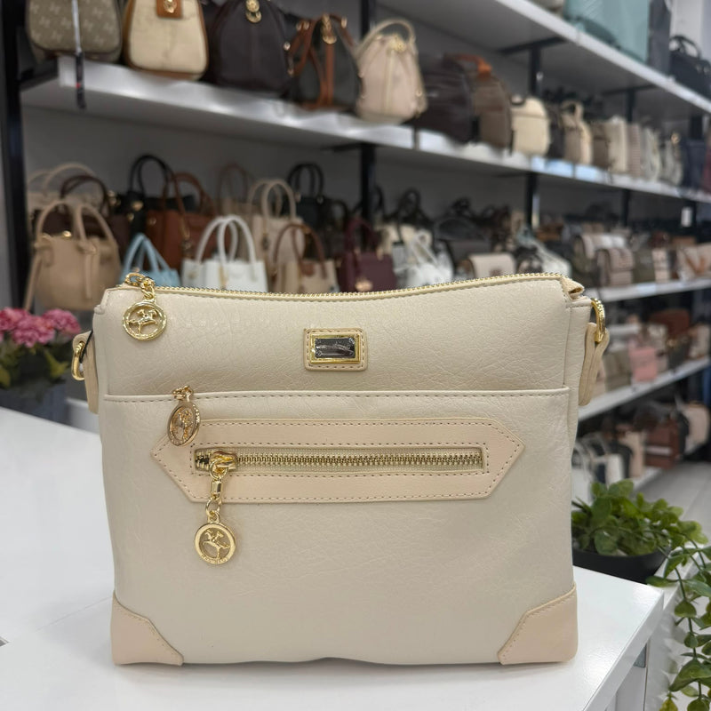 Nas Bag Şık Detaylı Çok Cepli Yumuşak Doku Kadın Çapraz Omuz Çantası - 1360 - 46