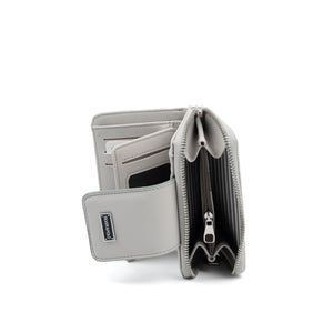 Silver & Polo Beyaz - A.gri SP935 Kadın Cüzdan & Kartlık