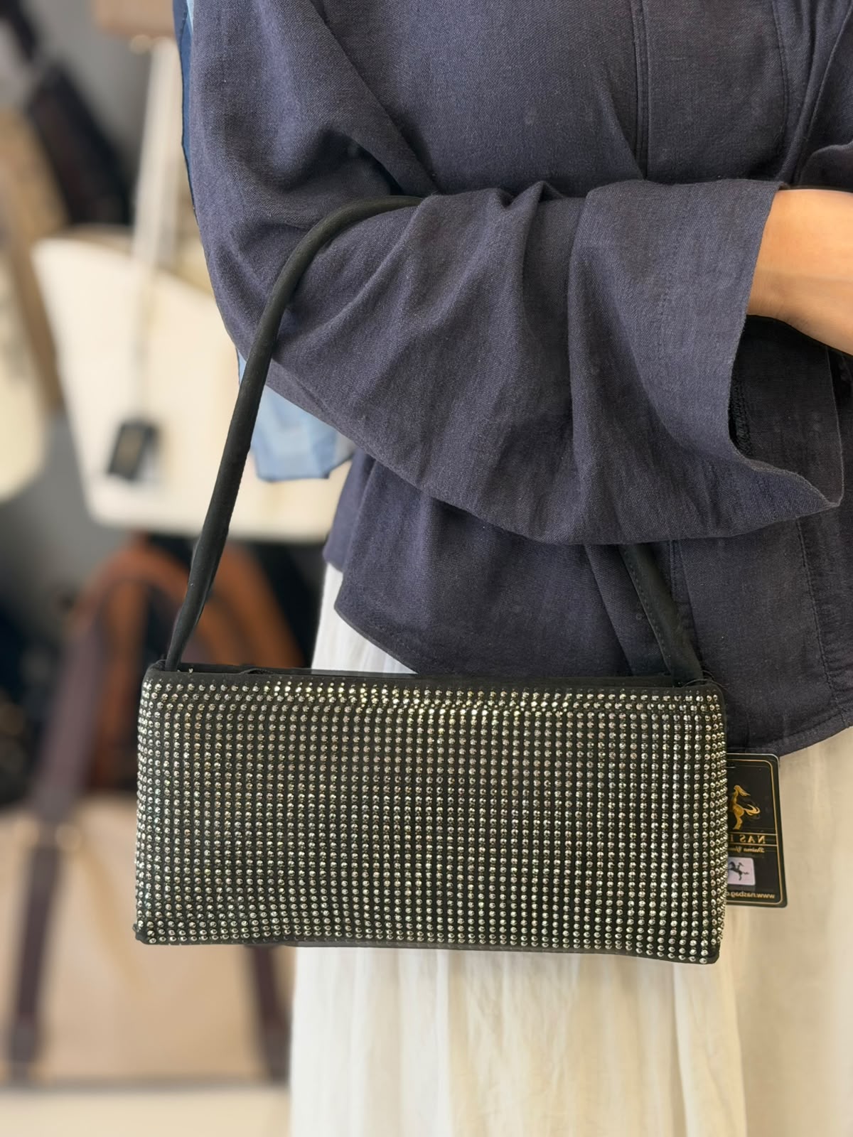 Nas Bag Zarif & Minimalist Baget Omuz Çantası Koleksiyonu - 1403