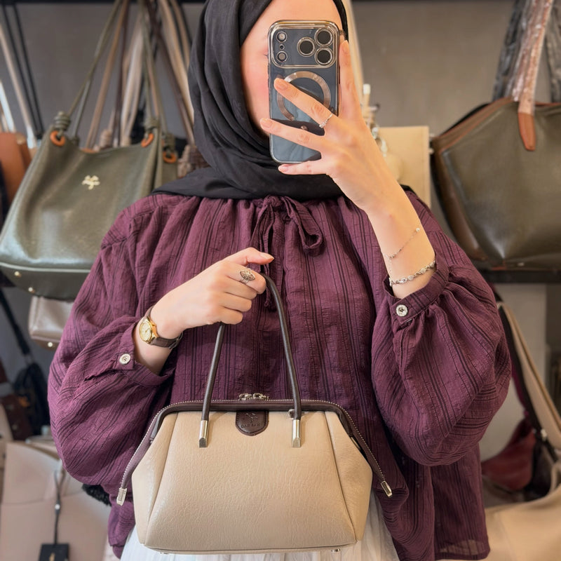 Nas Bag Çok Bölmeli ve Yumuşak Dokulu El ve Omuz Çantası - 1420 - 5