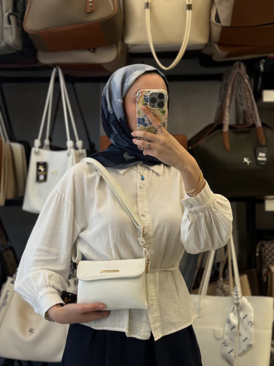 Nas Bag Kadın Çok Bölmeli Mini Omuz Çantası - 1434