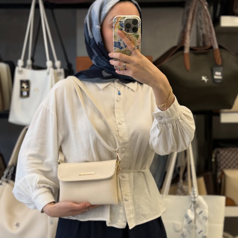 Nas Bag Kadın Çok Bölmeli Mini Omuz Çantası - 1434 - 4