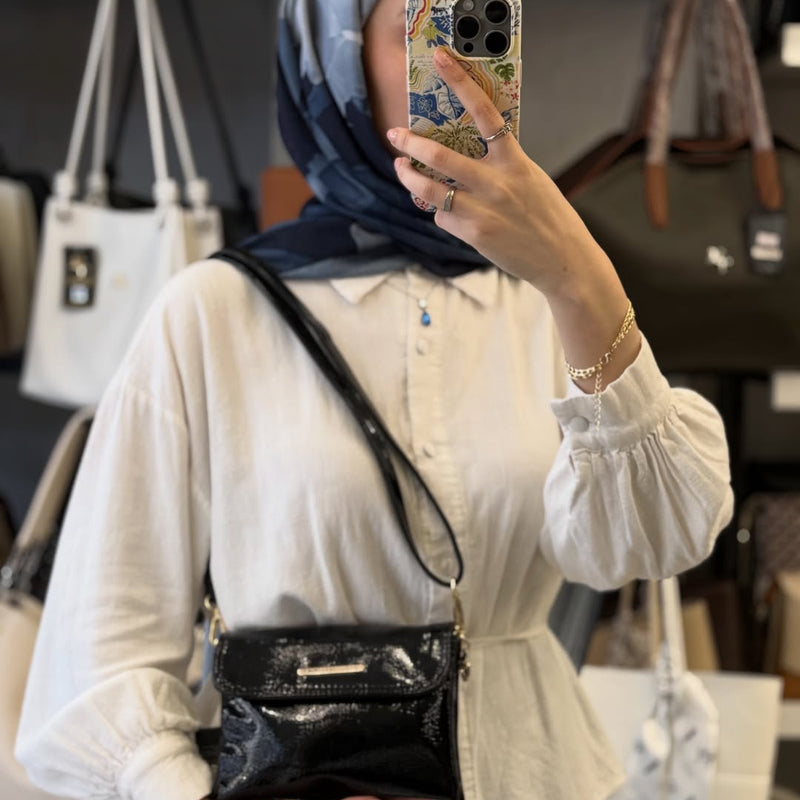 Nas Bag Kadın Çok Bölmeli Mini Omuz Çantası - 1434 - 6