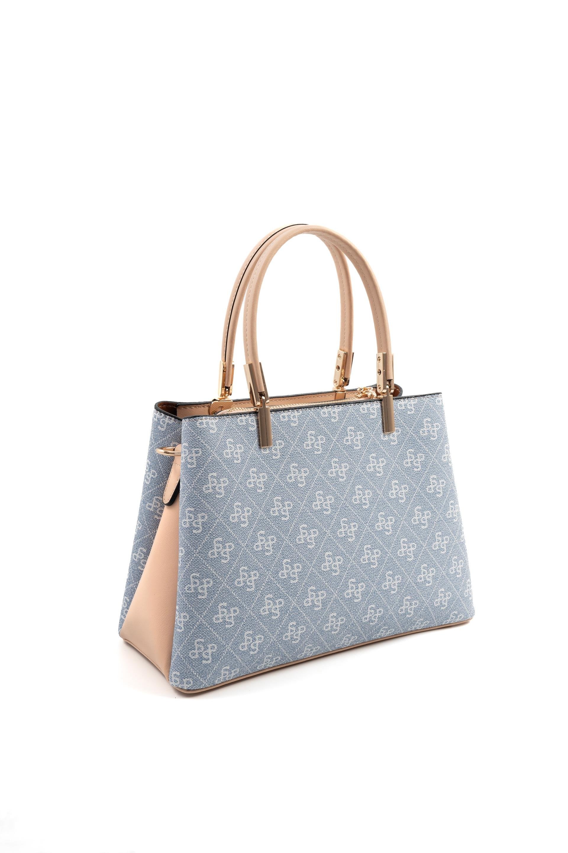 Silver & Polo Mavi - Ten SP1098 Kadın El Çantası